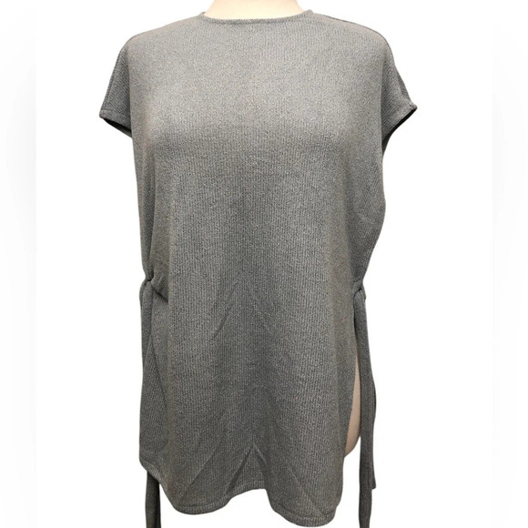 H&M Light Blue Poncho/Light Sweater - Picture 2 of 4